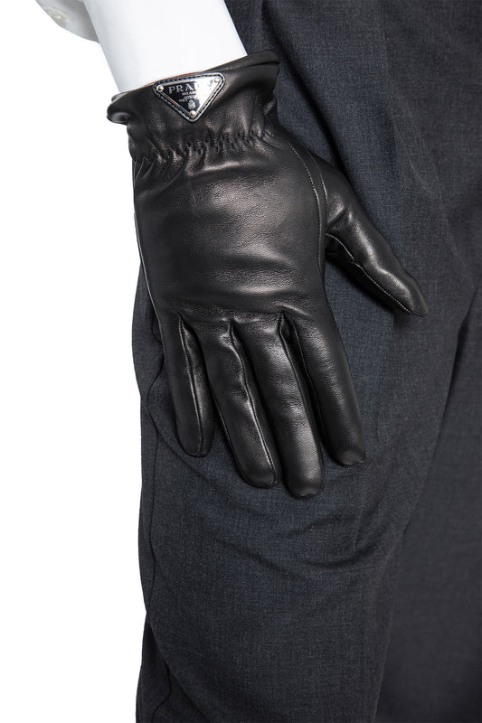 PRADA MAN BLACK GLOVES