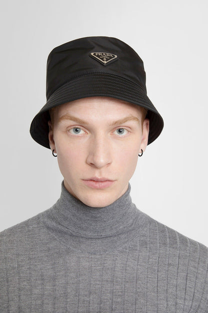 PRADA MAN BLACK HATS