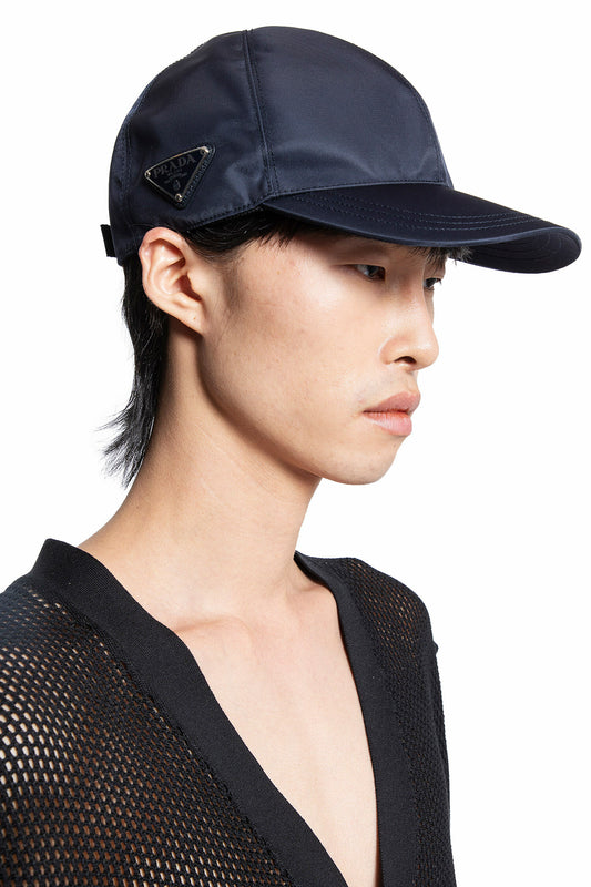 PRADA MAN BLUE HATS