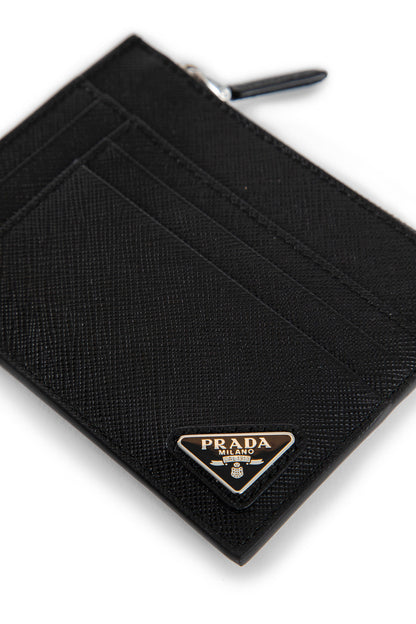 PRADA MAN BLACK WALLETS & CARDHOLDERS