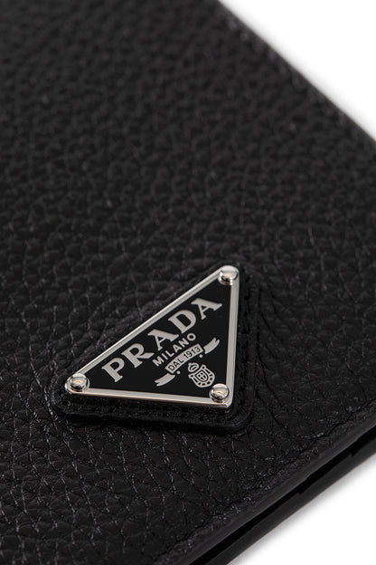 PRADA MAN BLACK WALLETS & CARDHOLDERS