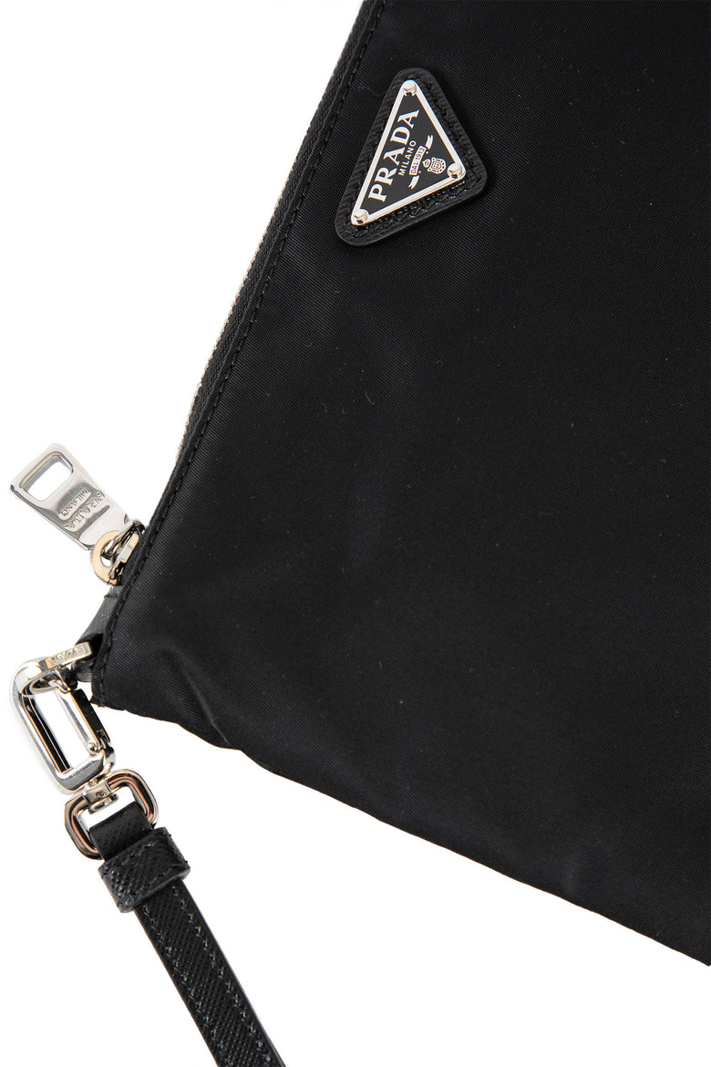 PRADA MAN BLACK CLUTCHES & POUCHES