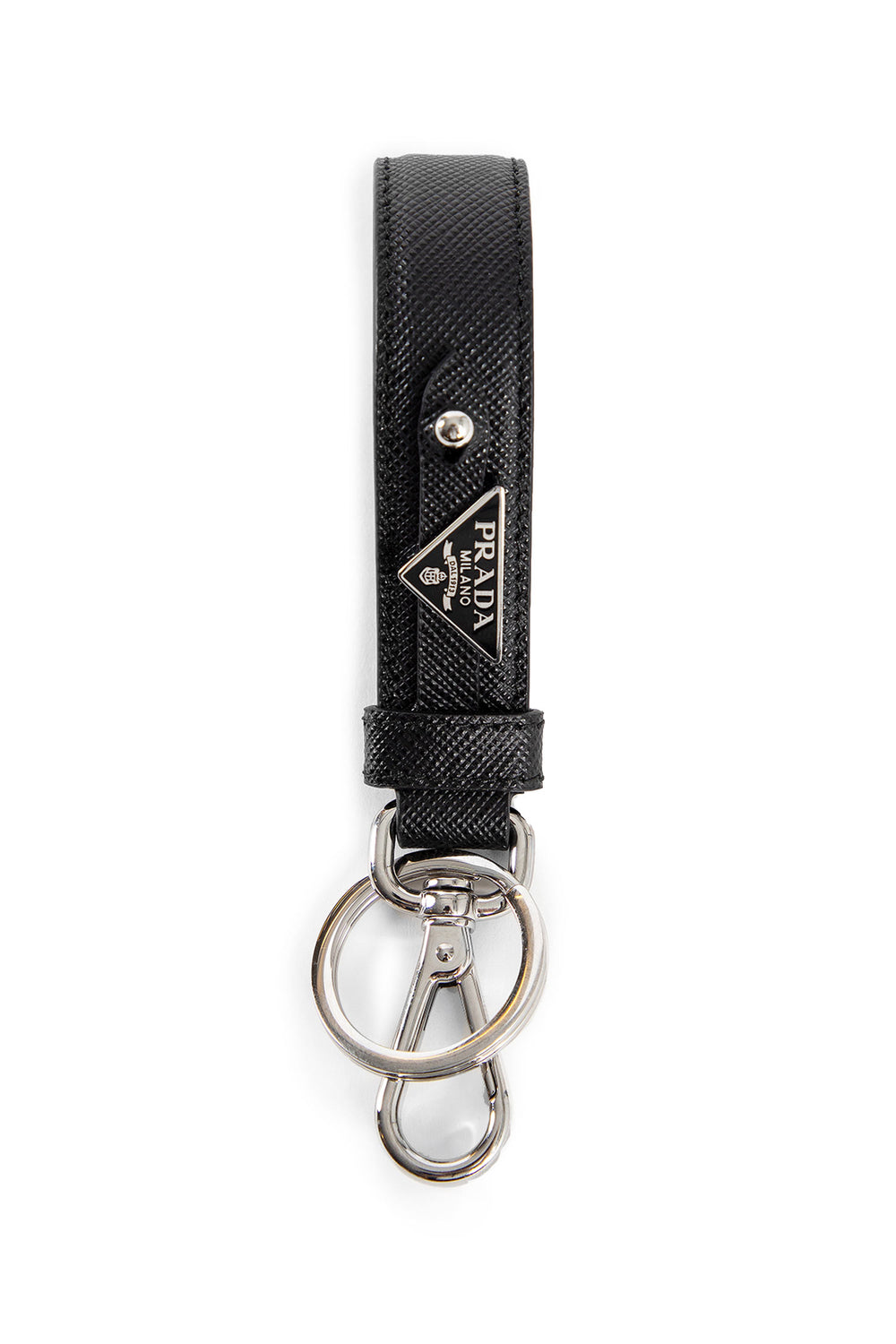 PRADA MAN BLACK KEYCHAINS