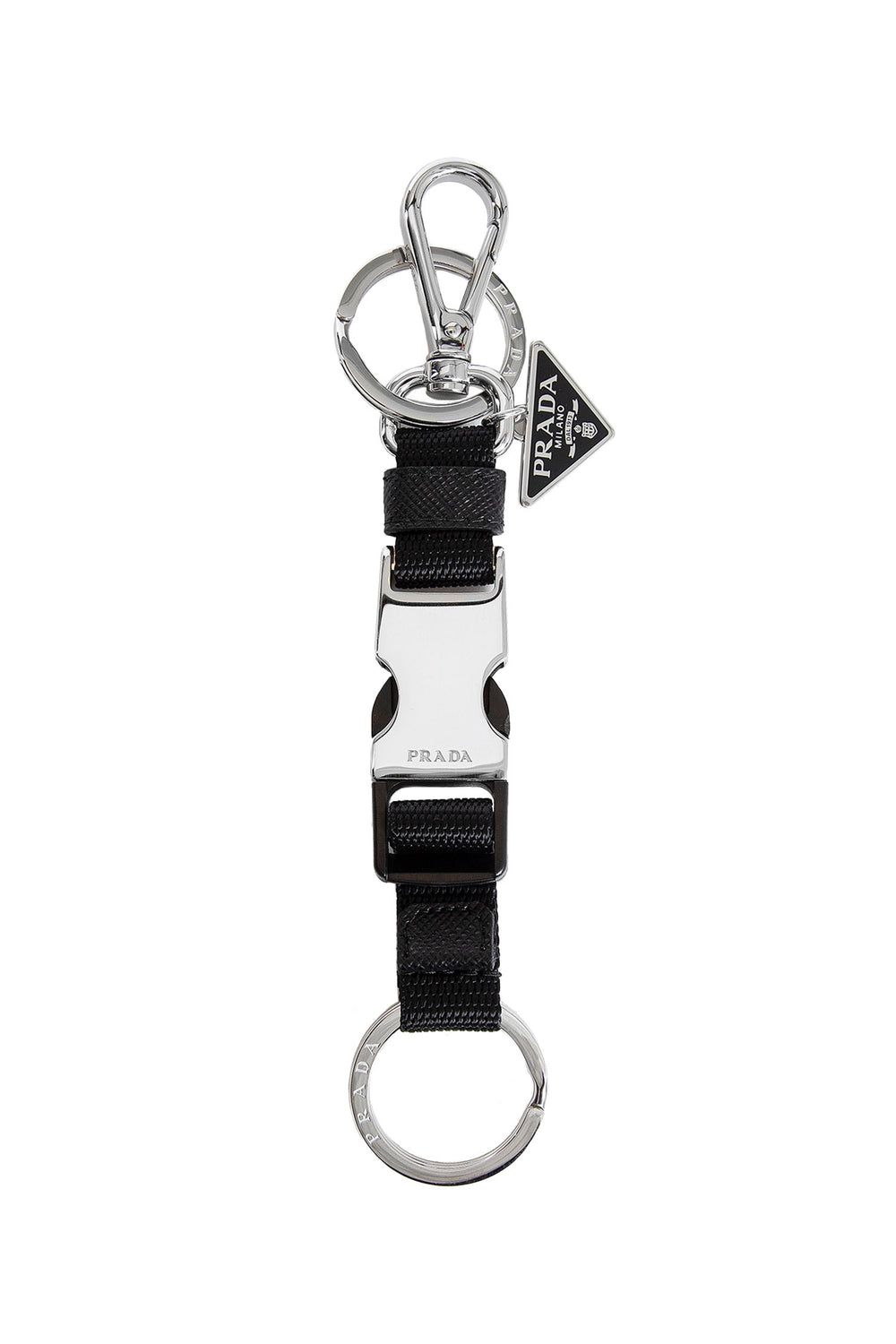 PRADA MAN BLACK KEYCHAINS