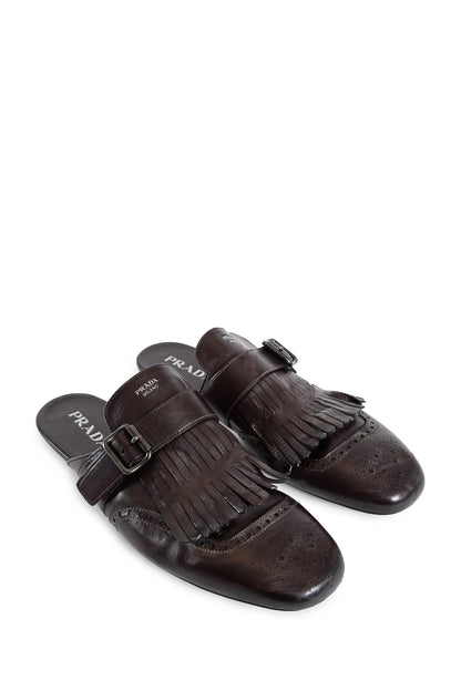 PRADA MAN BROWN MULES