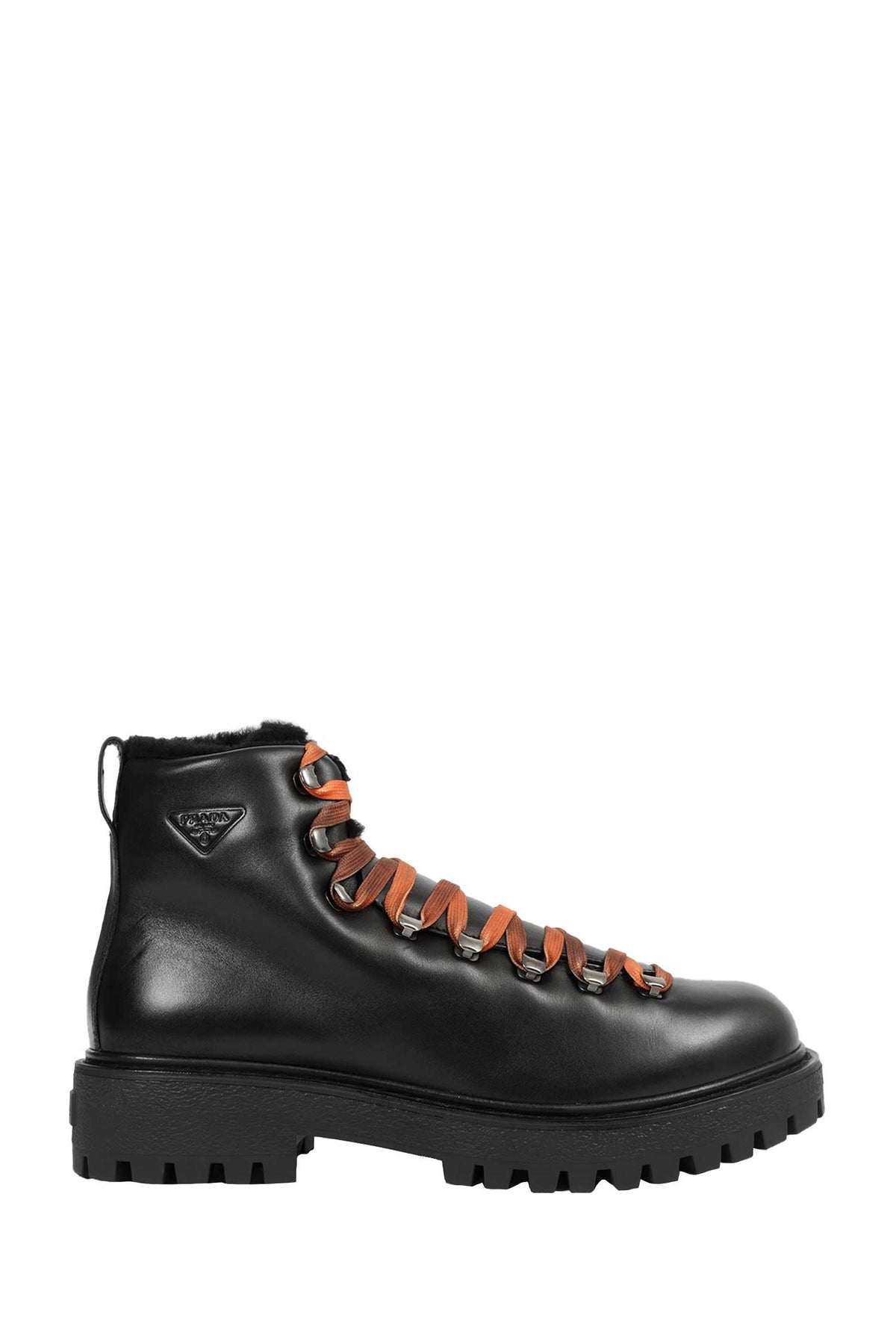 PRADA Lace-Up Ankle Boots man