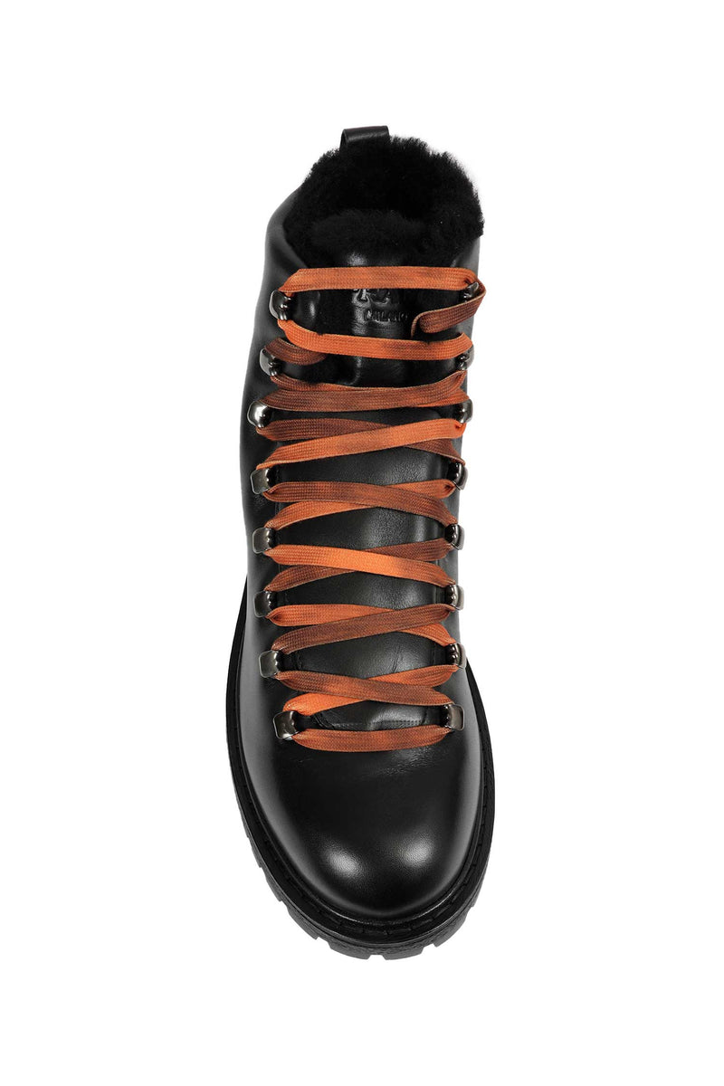 PRADA Lace-Up Ankle Boots man