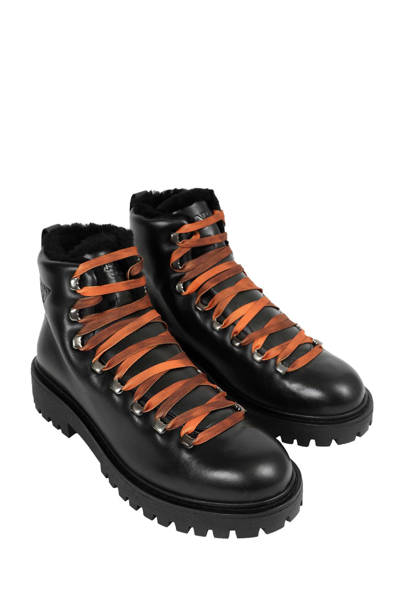 PRADA Lace-Up Ankle Boots man