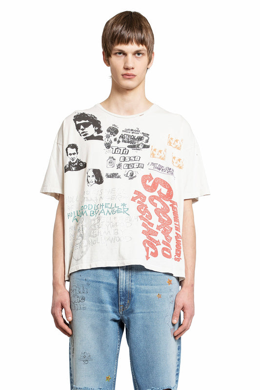 PALY HOLLYWOOD MAN OFF-WHITE T-SHIRTS & TANK TOPS