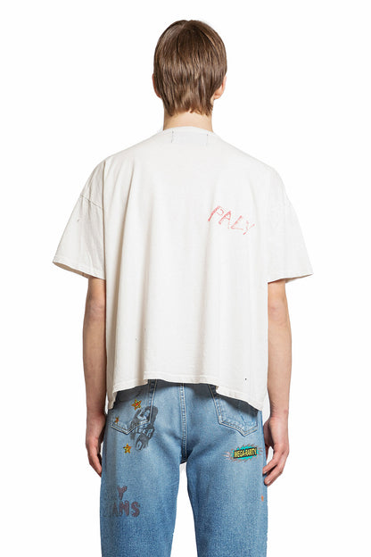 PALY HOLLYWOOD MAN OFF-WHITE T-SHIRTS & TANK TOPS