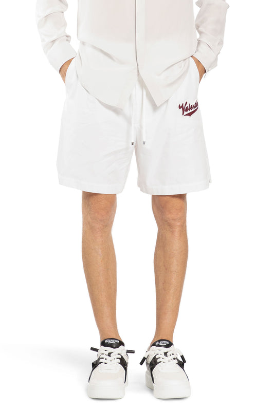 VALENTINO MAN WHITE SHORTS & SKIRTS