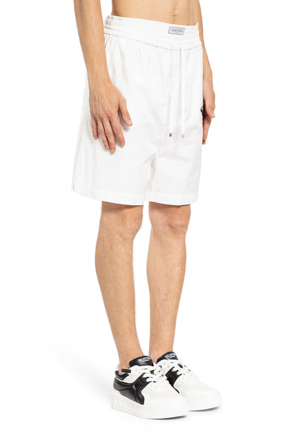 VALENTINO MAN WHITE SHORTS & SKIRTS