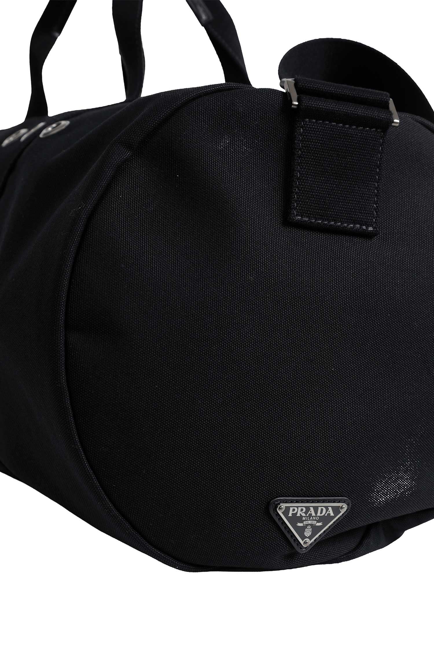 PRADA Canvas Duffle Bag unisex