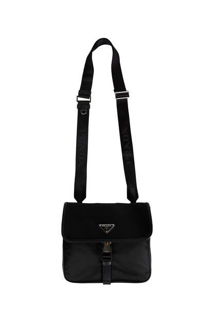 Re-Nylon And Saffiano Leather Shoulder Bag