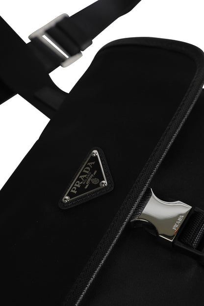 Re-Nylon And Saffiano Leather Shoulder Bag