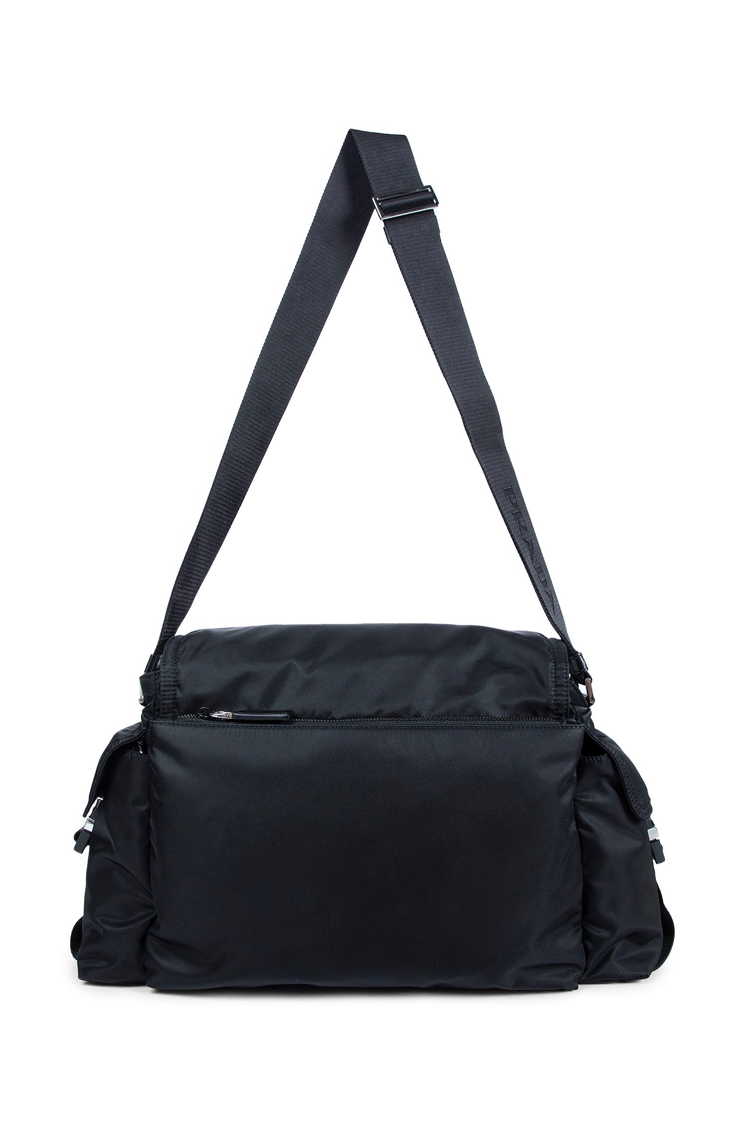 Explore Re-Nylon and leather bag