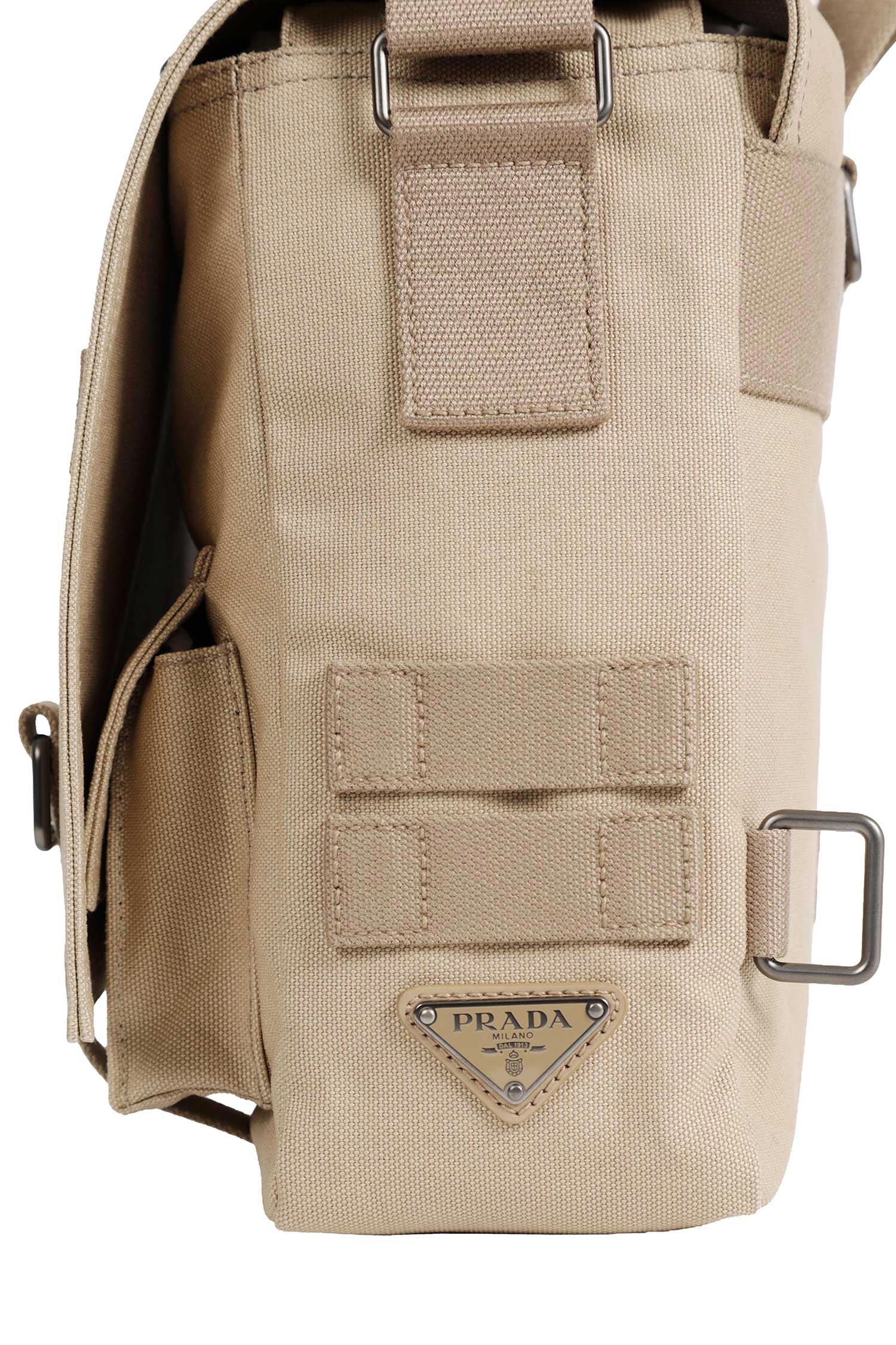 PRADA Canvas Shoulder Bag man