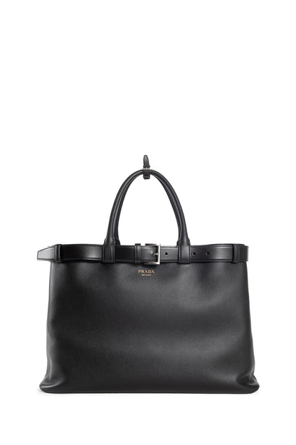 PRADA MAN BLACK TOTE BAGS