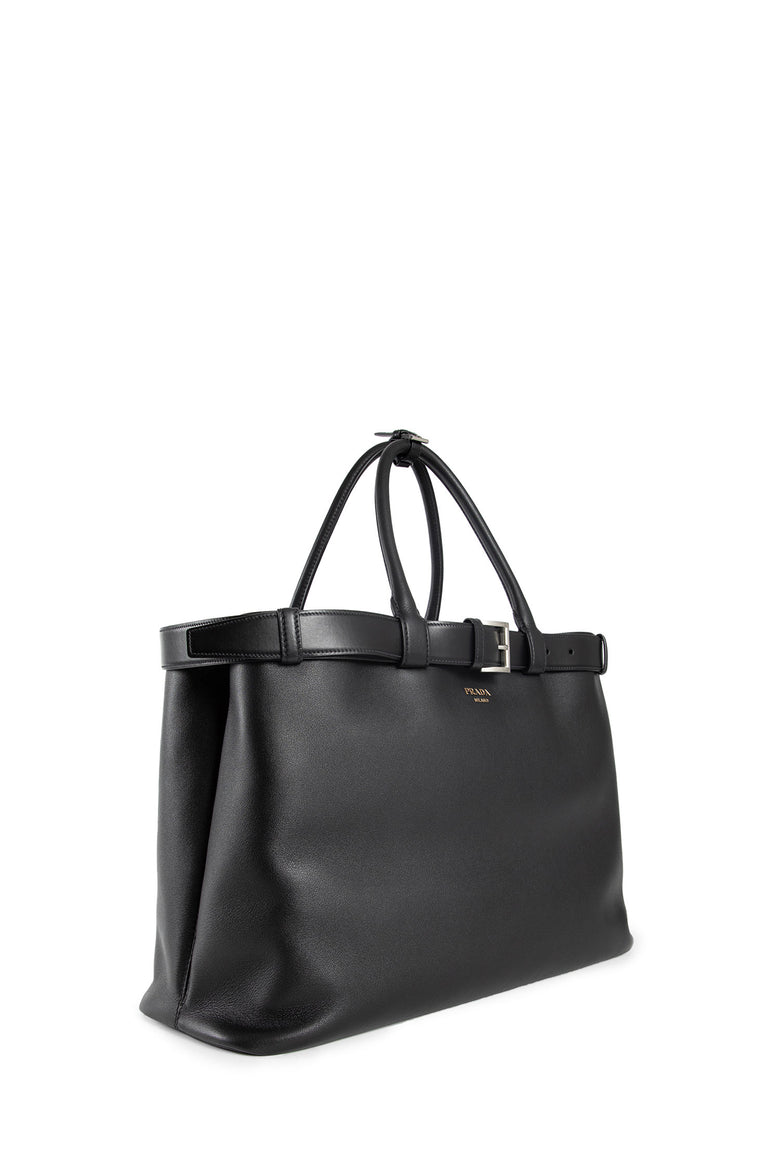 PRADA MAN BLACK TOTE BAGS