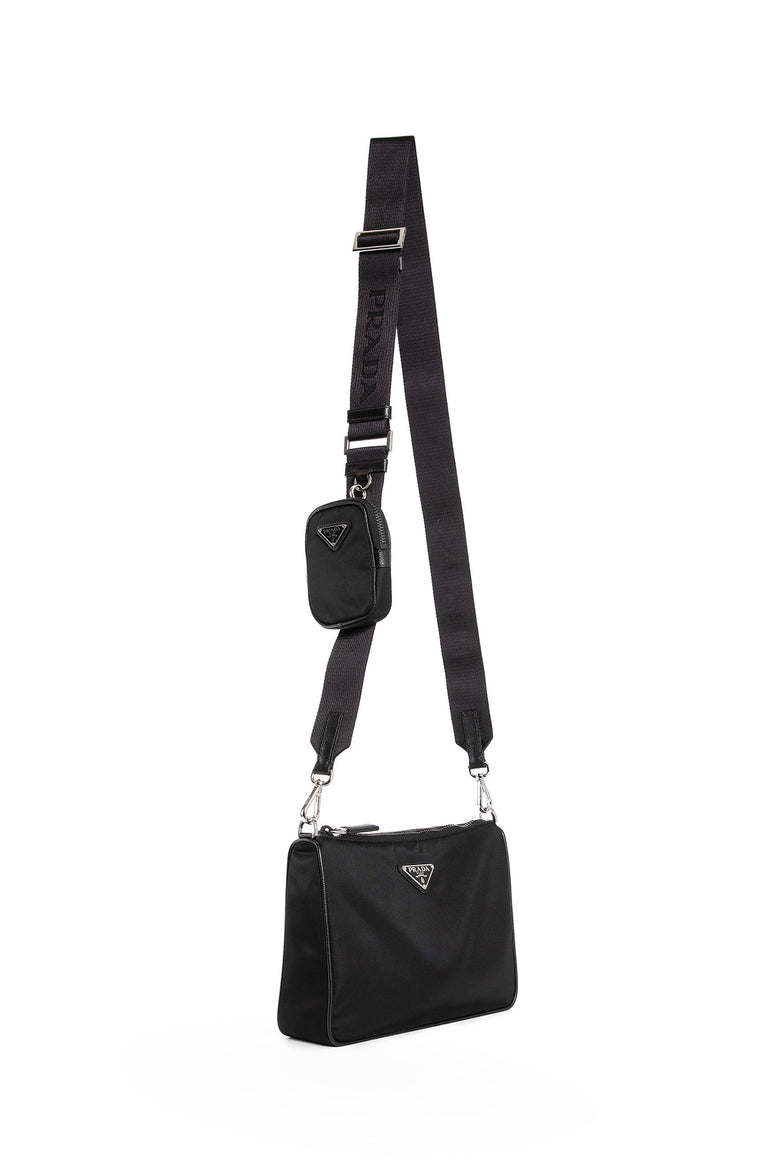 PRADA MAN BLACK CROSSBODY BAGS