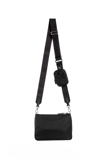 PRADA MAN BLACK CROSSBODY BAGS