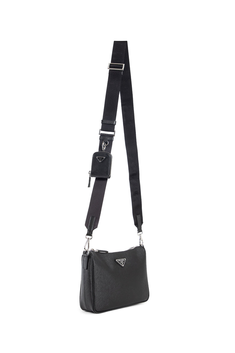 PRADA MAN BLACK CROSSBODY BAGS