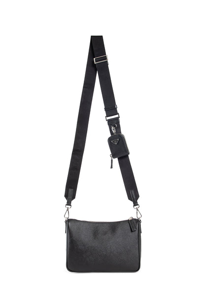 PRADA MAN BLACK CROSSBODY BAGS