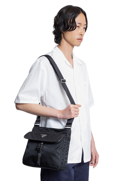 PRADA MAN BLACK CROSSBODY BAGS