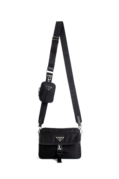 PRADA MAN BLACK SHOULDER BAGS