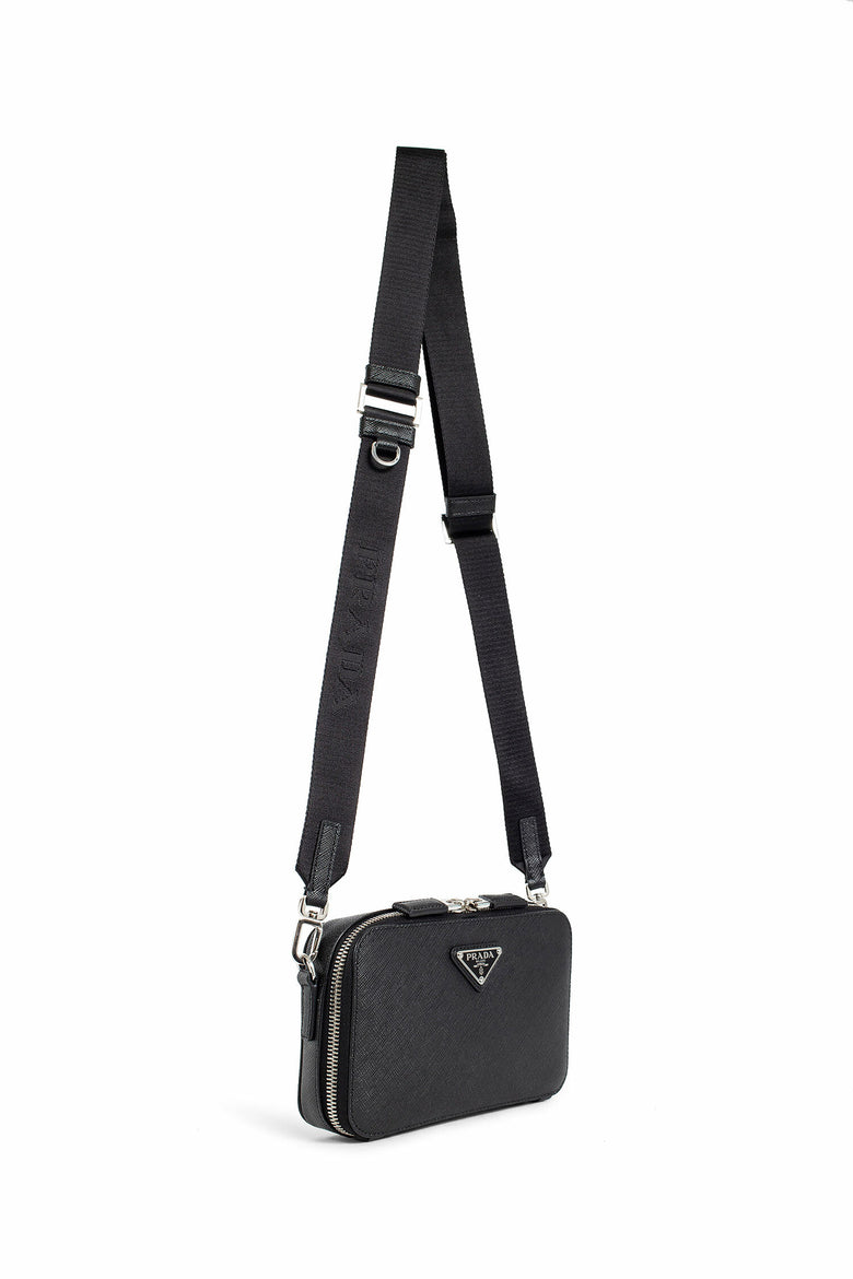 PRADA MAN BLACK CROSSBODY BAGS