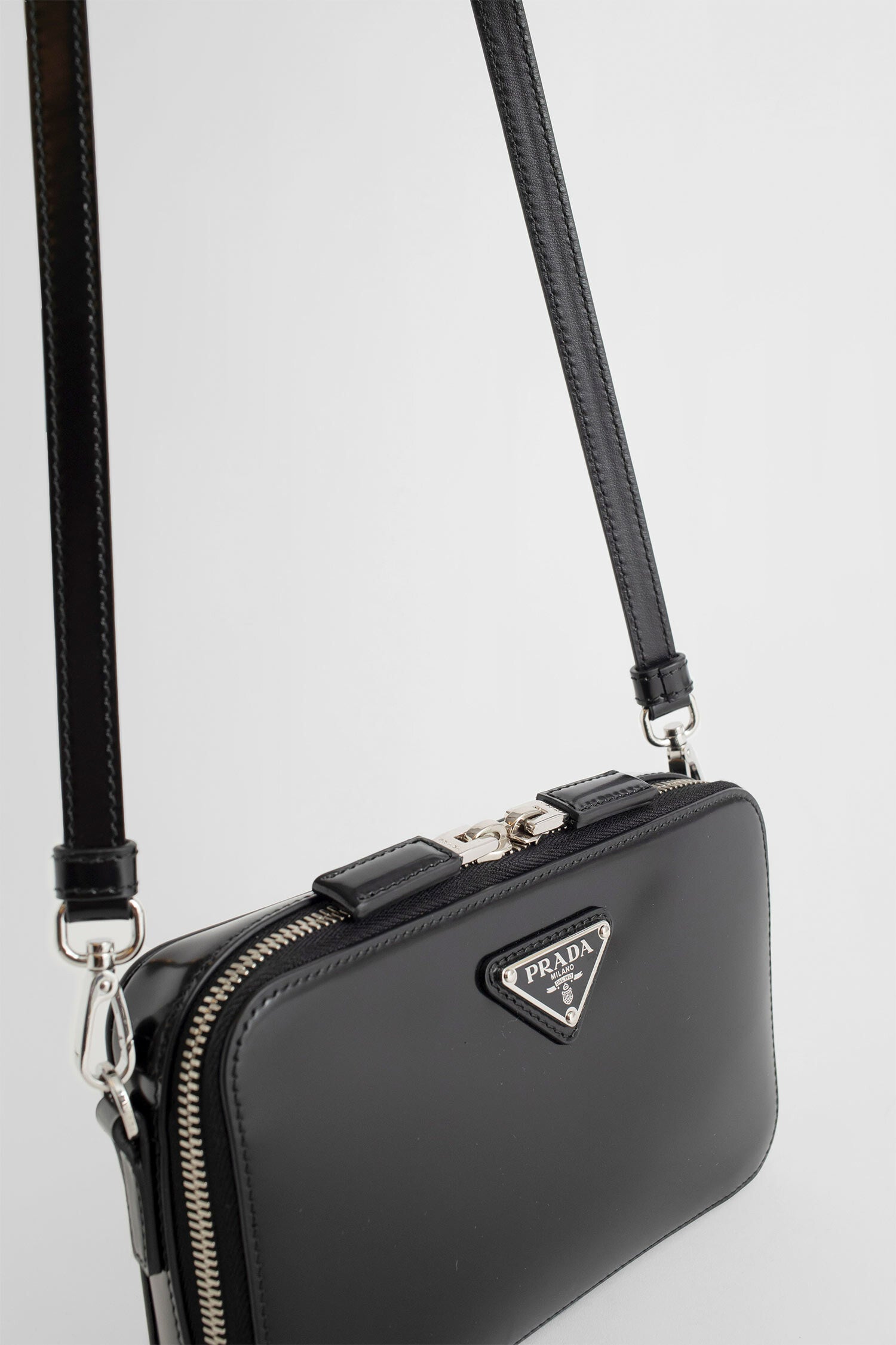 PRADA MAN BLACK CROSSBODY BAGS