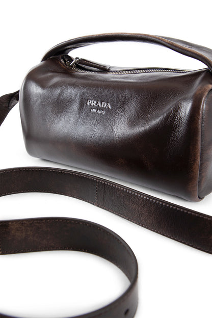 PRADA MAN BROWN CROSSBODY BAGS