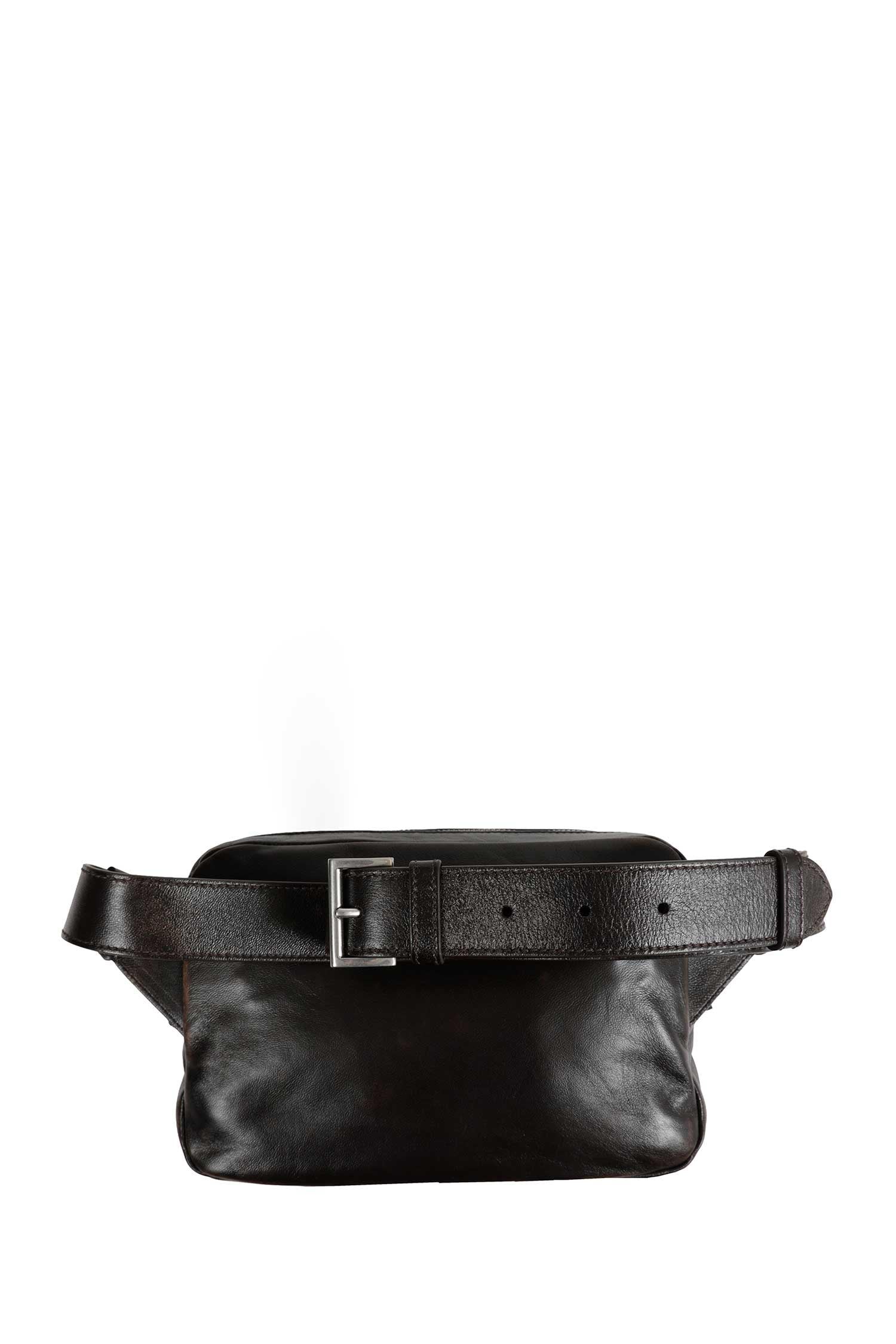 PRADA Distressed Nappa Leather Shoulder Bag man