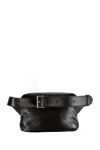 Distressed Nappa Leather Shoulder Bag