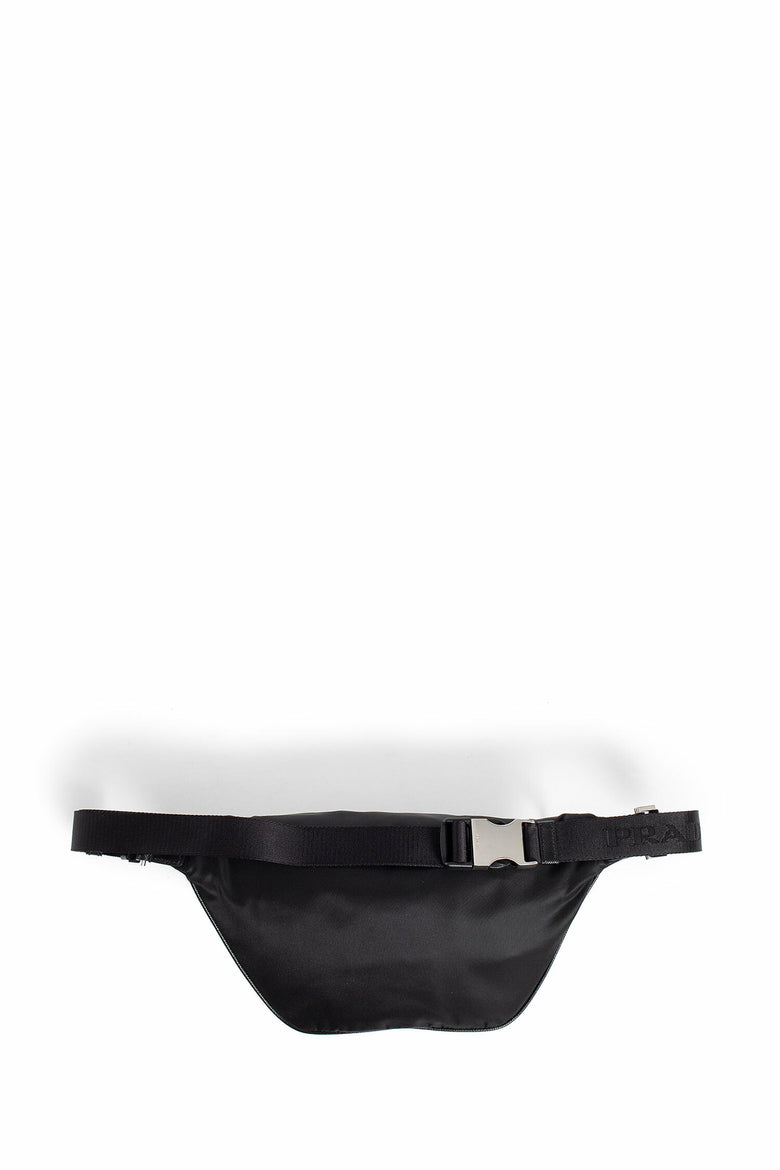 PRADA MAN BLACK FANNY PACKS