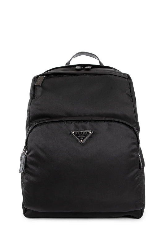 PRADA MAN BLACK BACKPACKS & TRAVEL BAGS