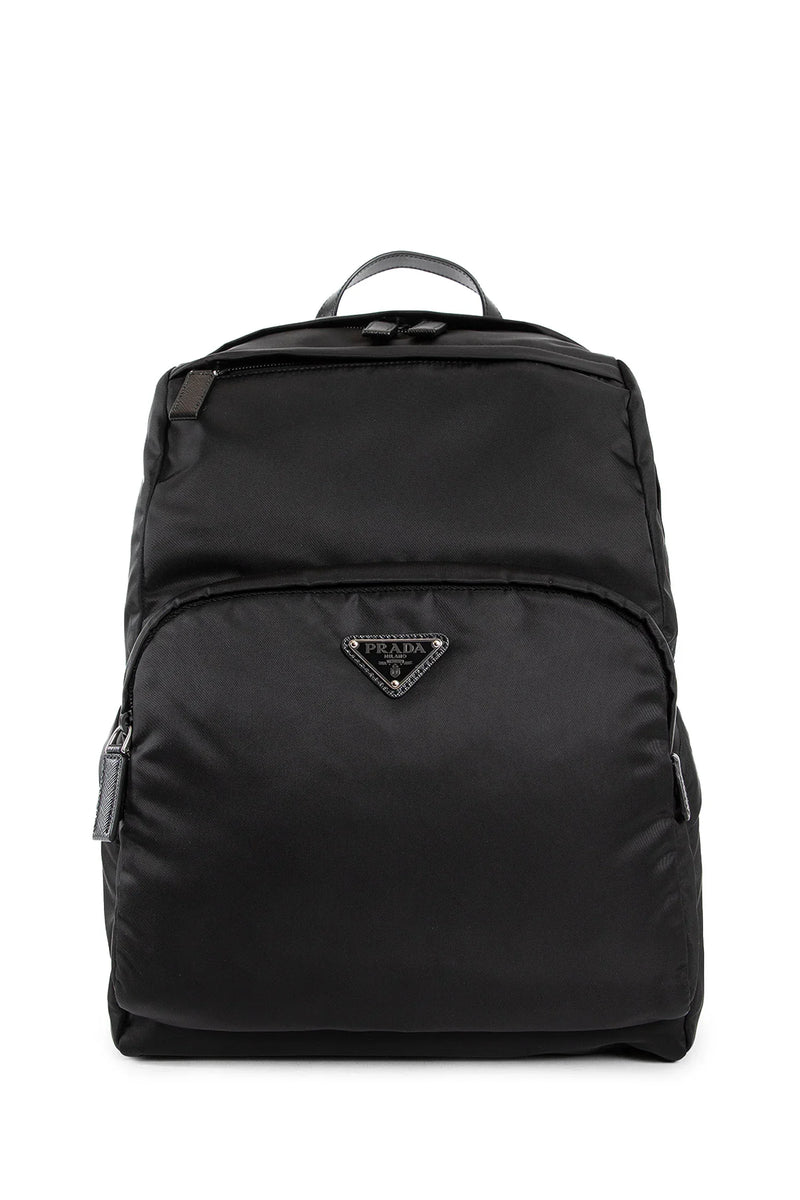 PRADA Re-Nylon and Saffiano Leather Backpack man