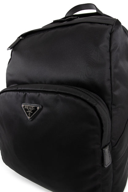 PRADA MAN BLACK BACKPACKS & TRAVEL BAGS