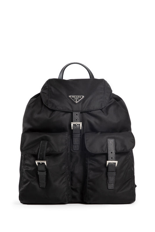 PRADA MAN BLACK BACKPACKS & TRAVEL BAGS