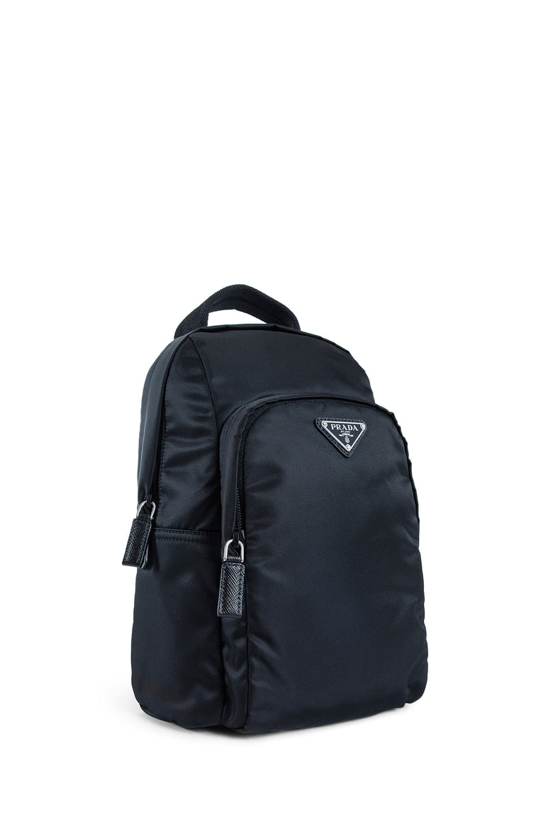 PRADA MAN BLACK BACKPACKS & TRAVEL BAGS
