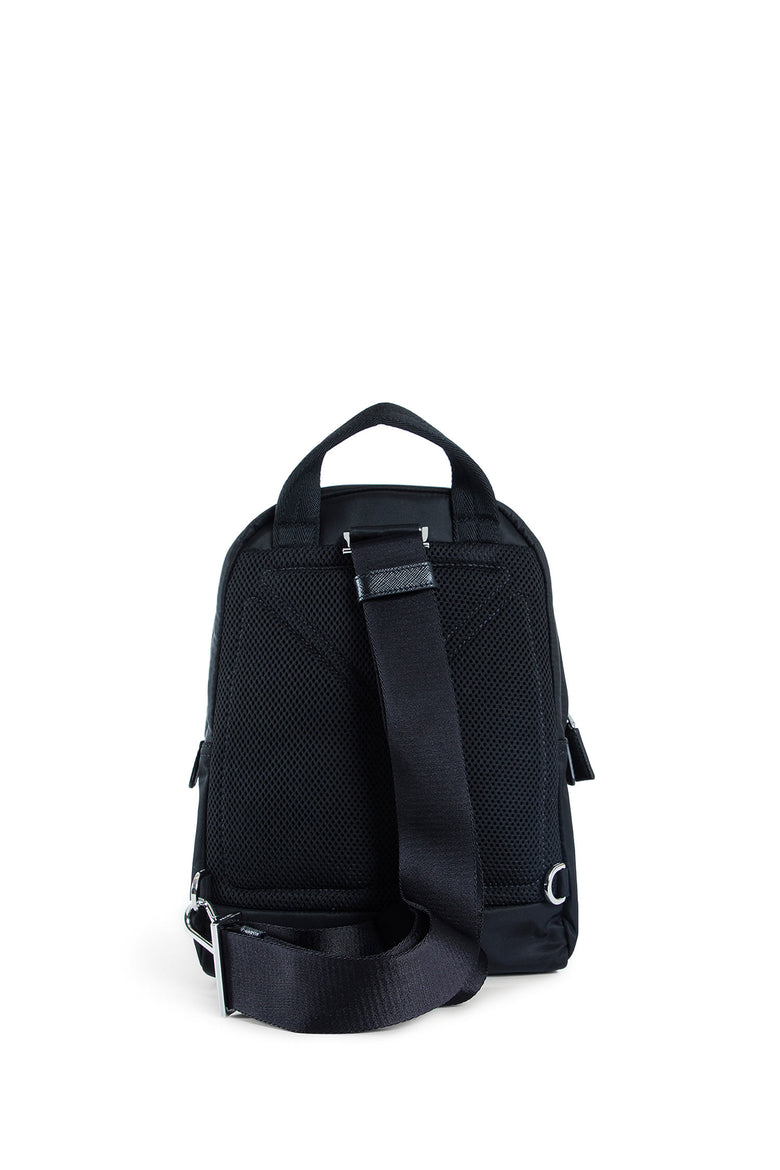 PRADA MAN BLACK BACKPACKS & TRAVEL BAGS