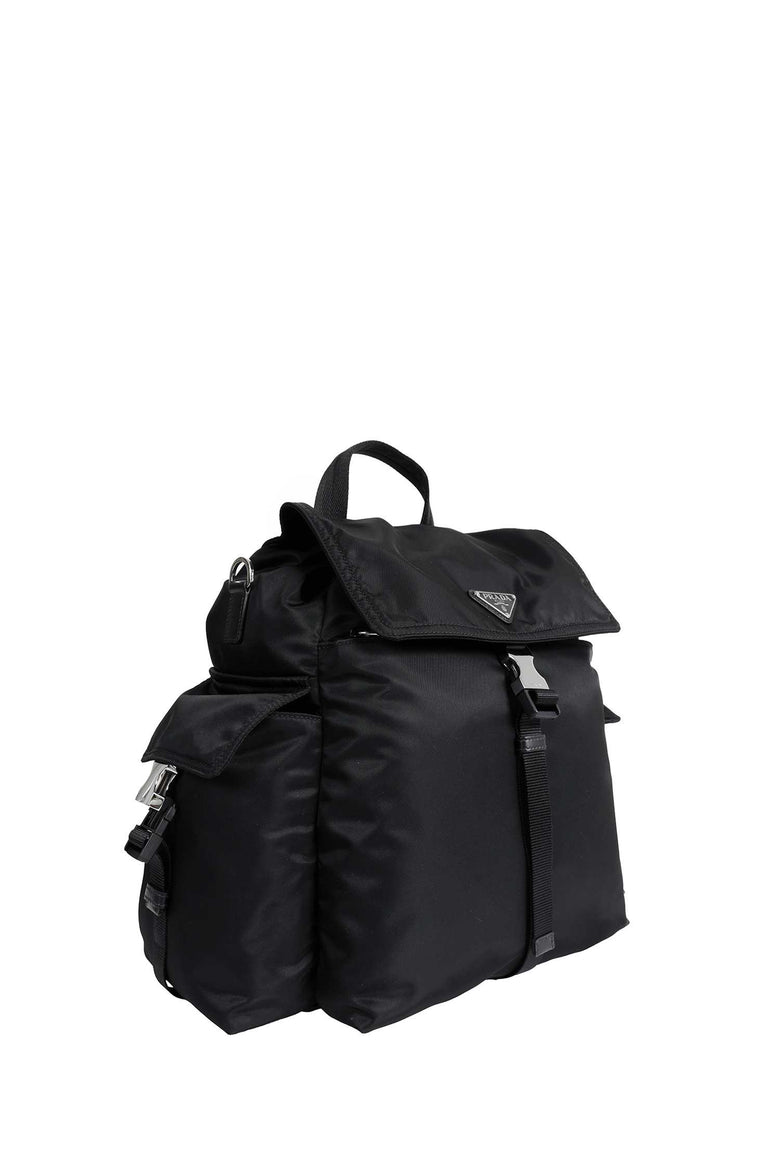 Explore Re-Nylon And Leather Backpack