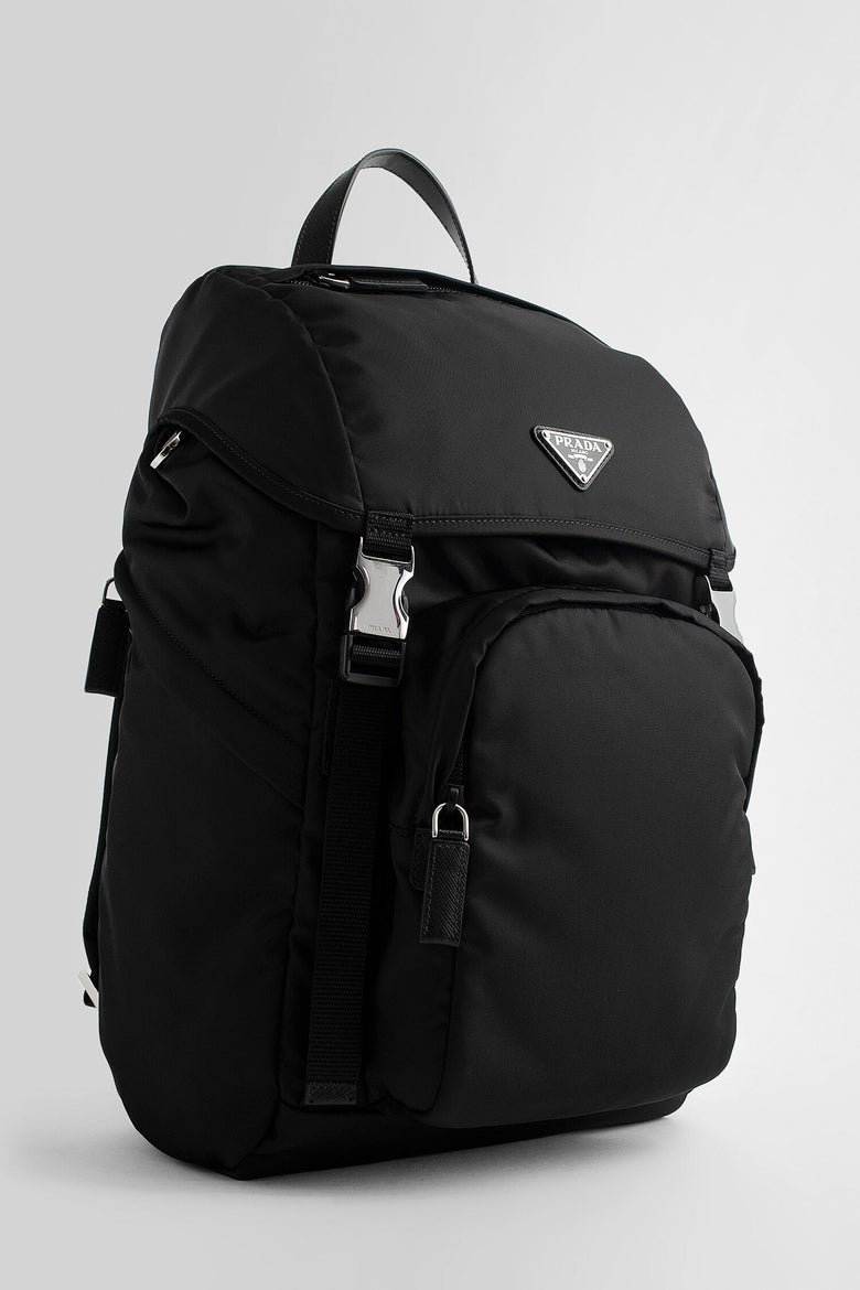 PRADA MAN BLACK BACKPACKS & TRAVEL BAGS