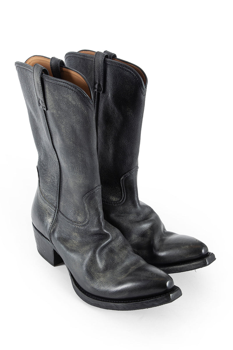 Leather Folk Boots - Antonioli.eu
