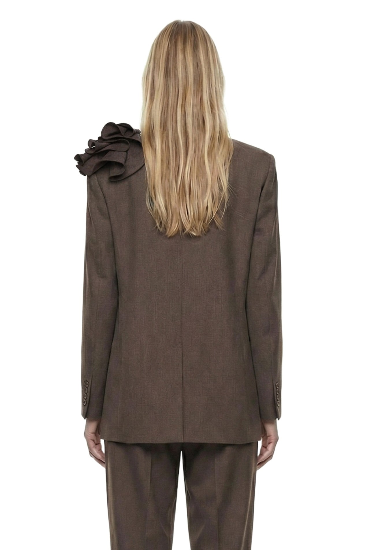 Linen Flower Blazer