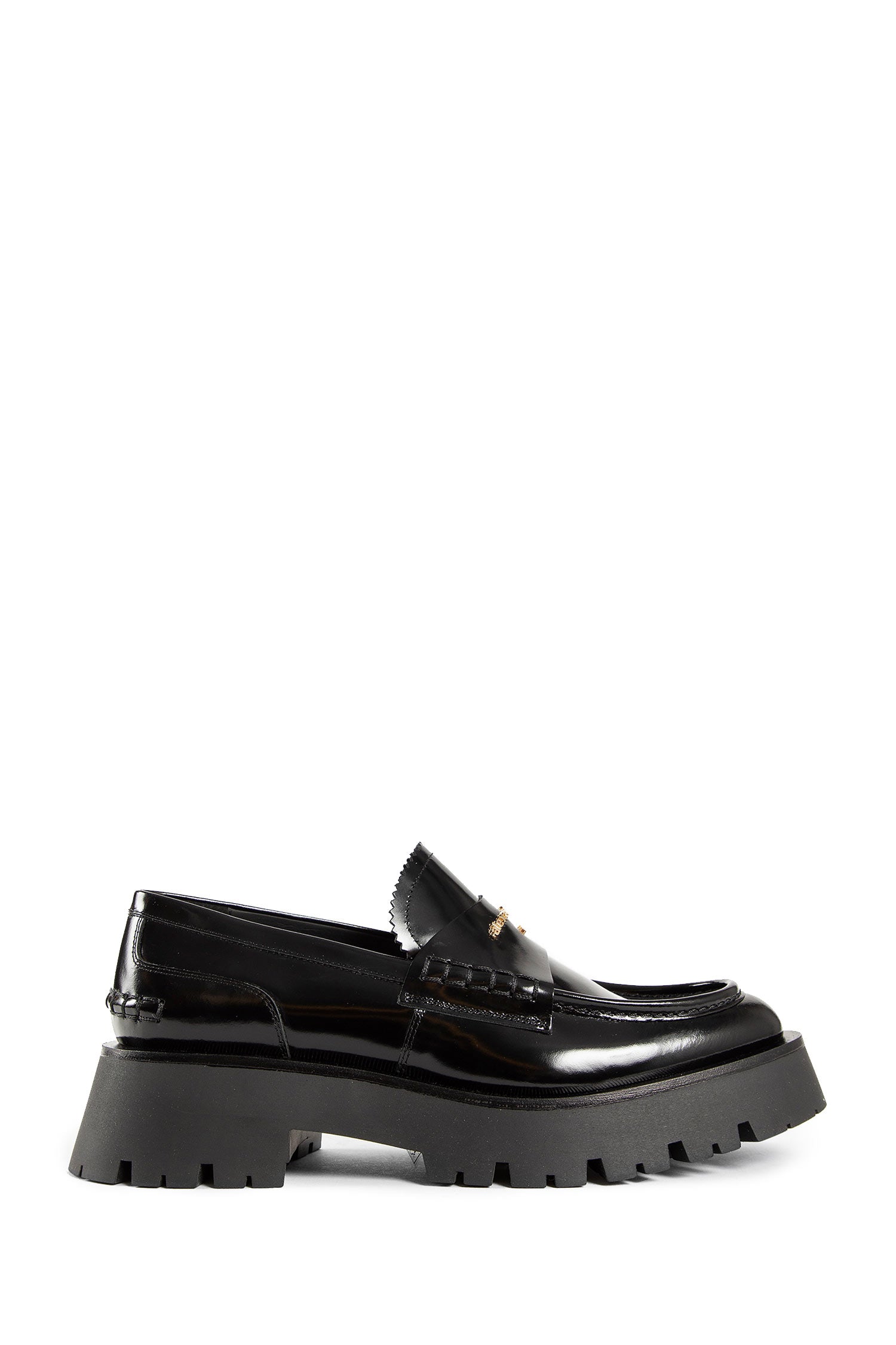 ALEXANDER WANG WOMAN BLACK LOAFERS