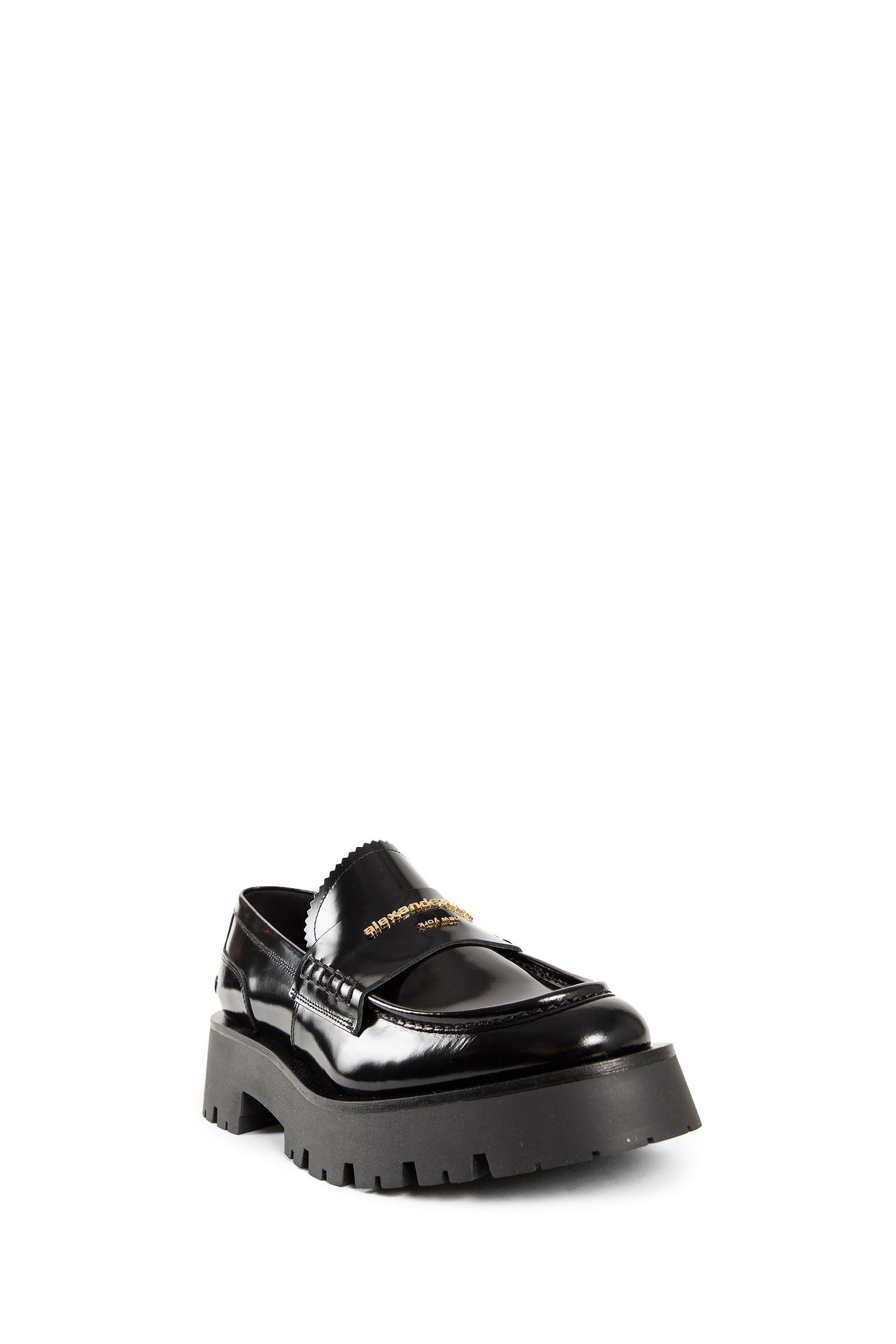 ALEXANDER WANG WOMAN BLACK LOAFERS