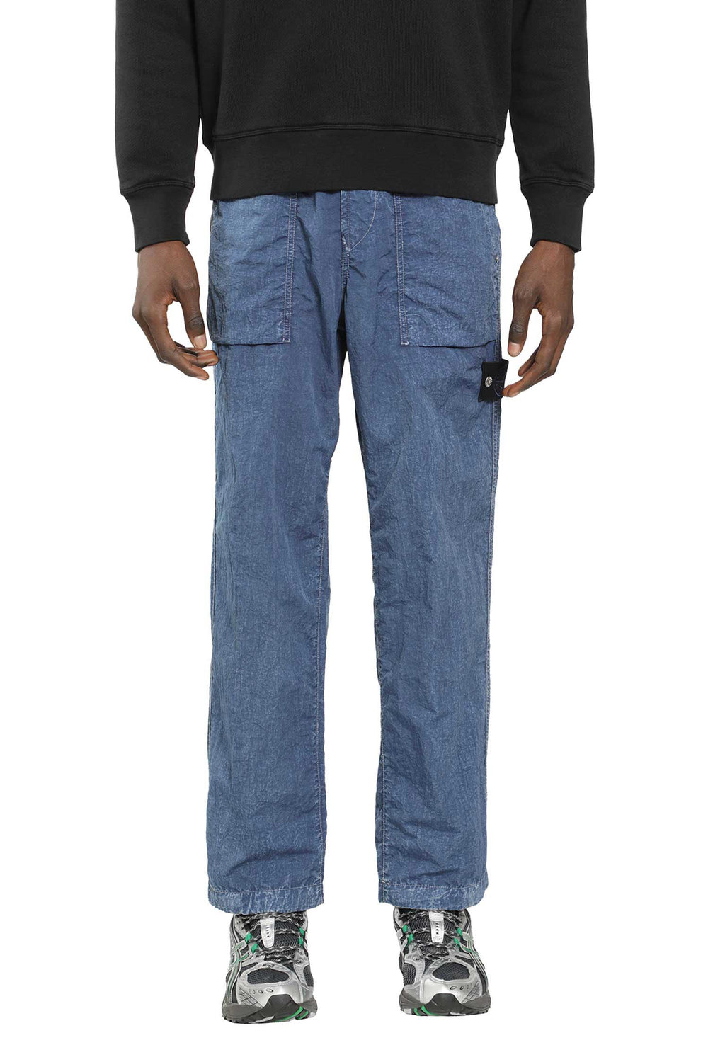 STONE ISLAND 3100001 Nylon Indigo TC Trousers man
