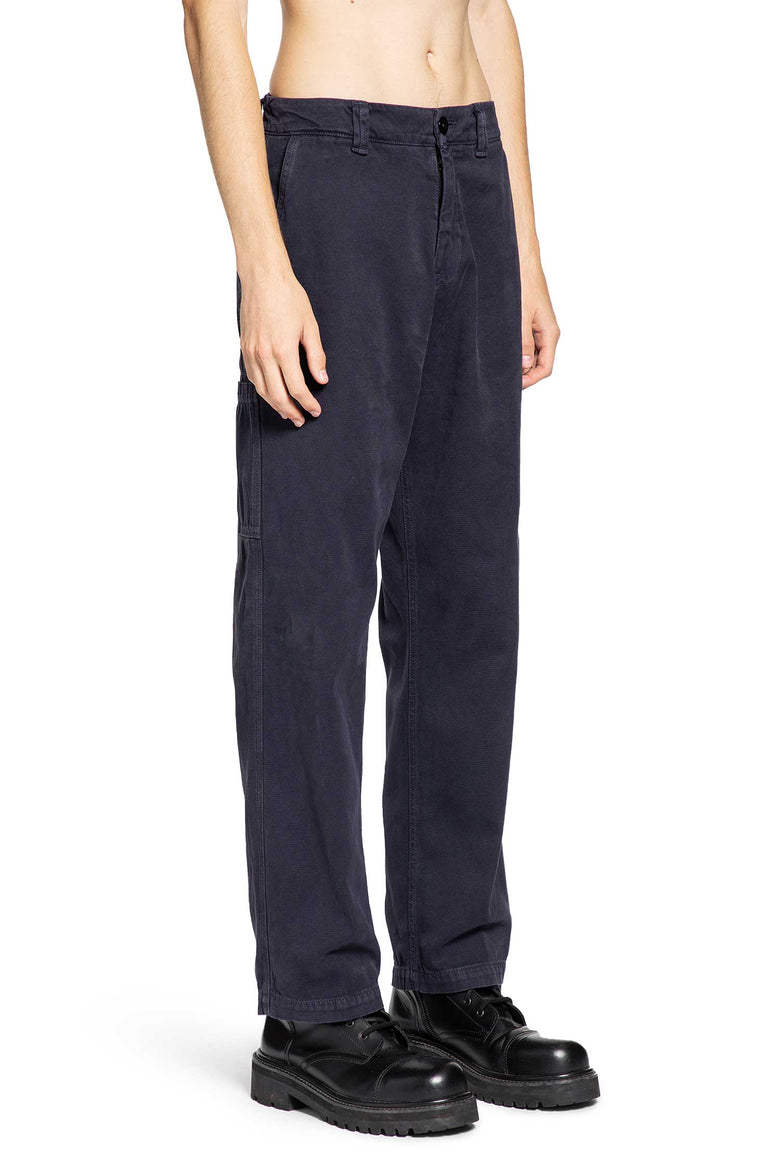 STONE ISLAND MAN BLACK TROUSERS