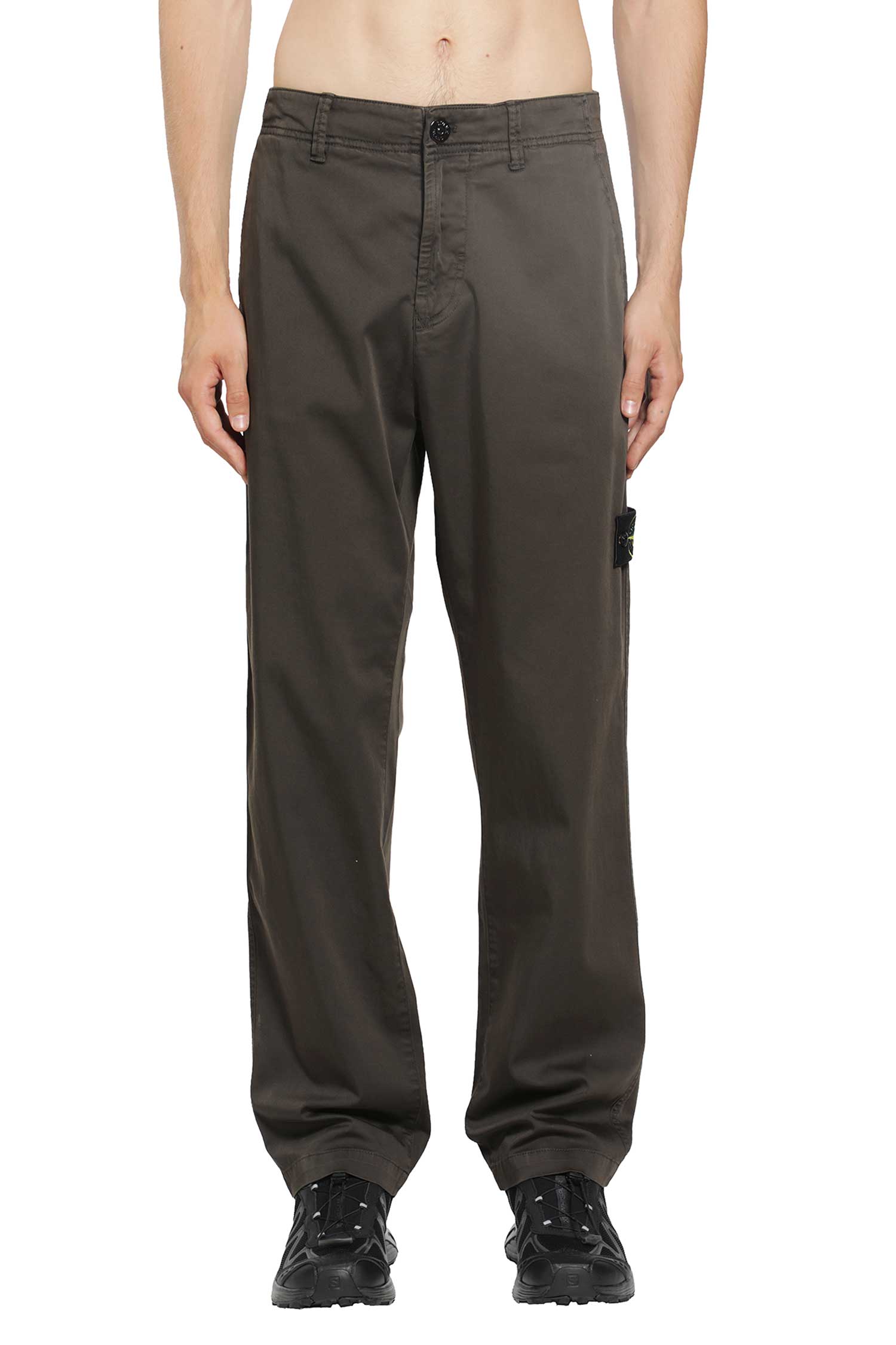 STONE ISLAND 3100012 Stretch Organic Cotton Satin man